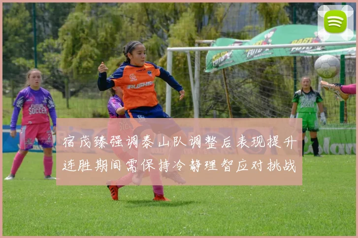 宿茂臻强调泰山队调整后表现提升连胜期间需保持冷静理智应对挑战